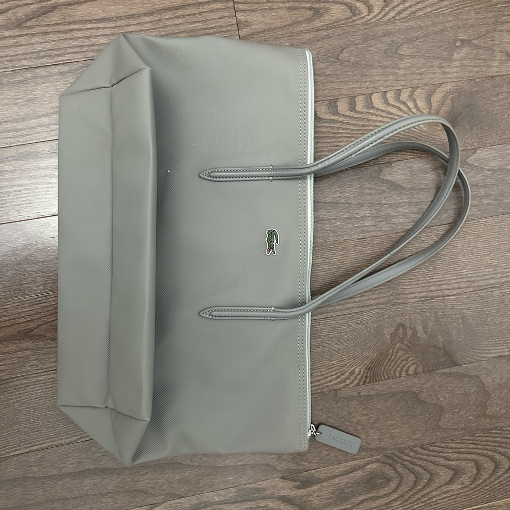 Lacoste Charcoal Gray Pouch